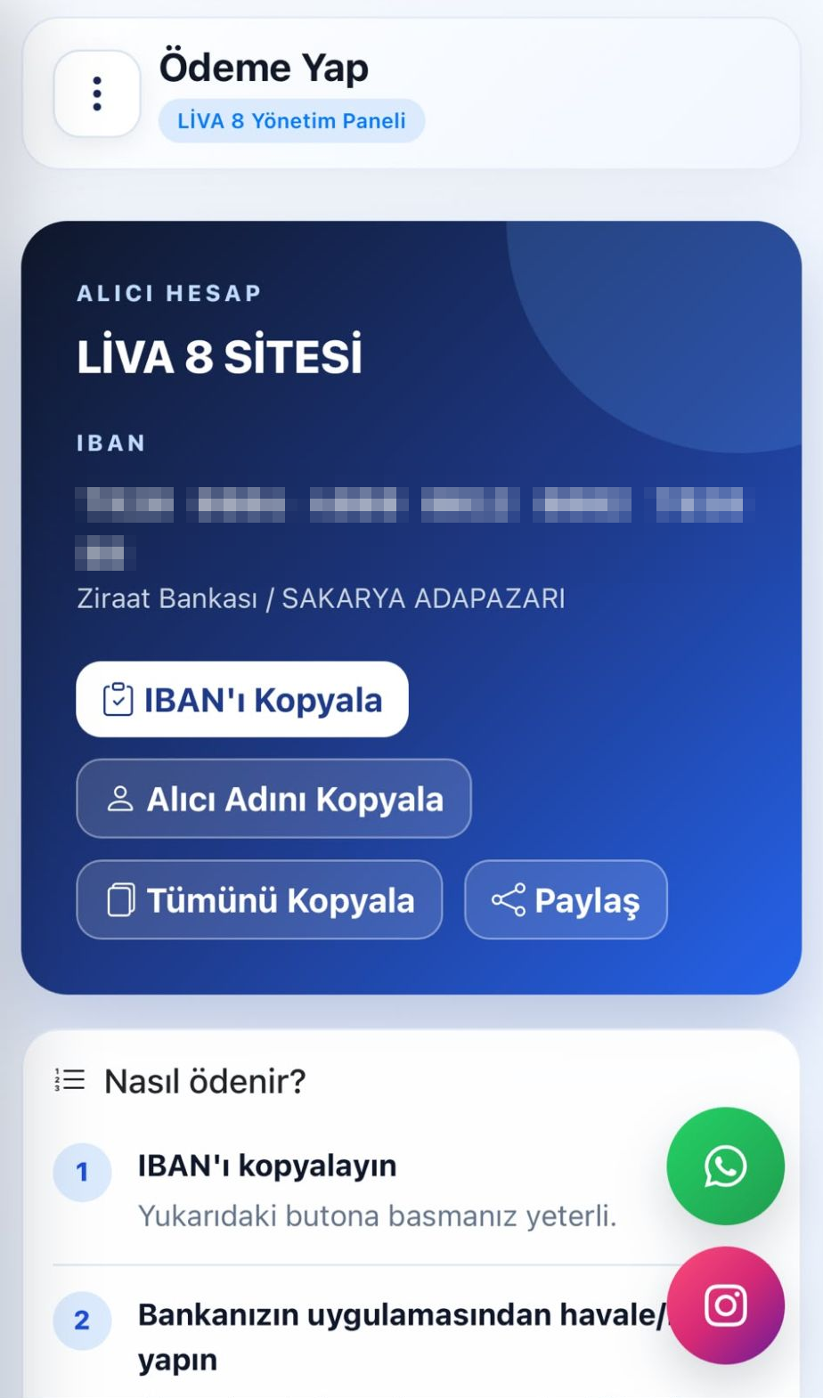 Ödeme Yap ekranı